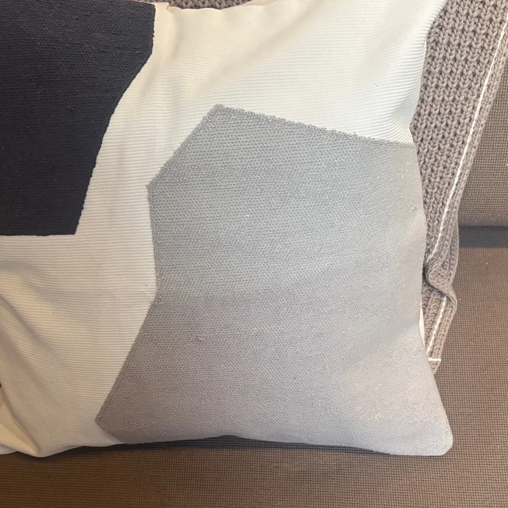 WEST ELM MODERN GEOMETRIC DECORATIVE ACCENT PILLOW COVER